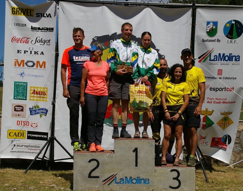 Mixed Veterans podium